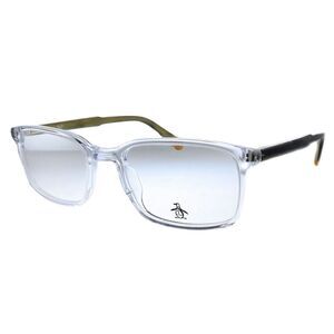 New Original Penguin The Layne CR Crystal Plastic Rectangle Eyeglasses 51mm